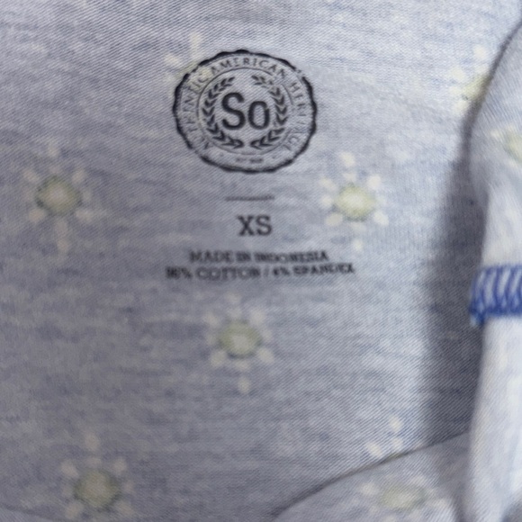 SO Authentic American Heritage Blue Daisy Print Midi Dress - Picture 3 of 3